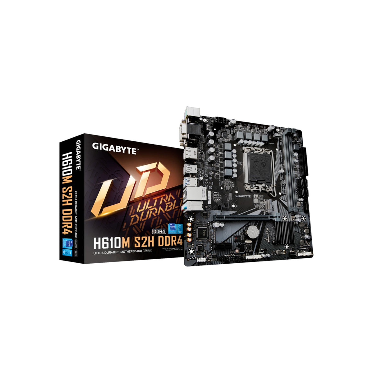 GIGABYTE H610M S2H DDR4 Micro ATX Motherboard (MGBI5436)