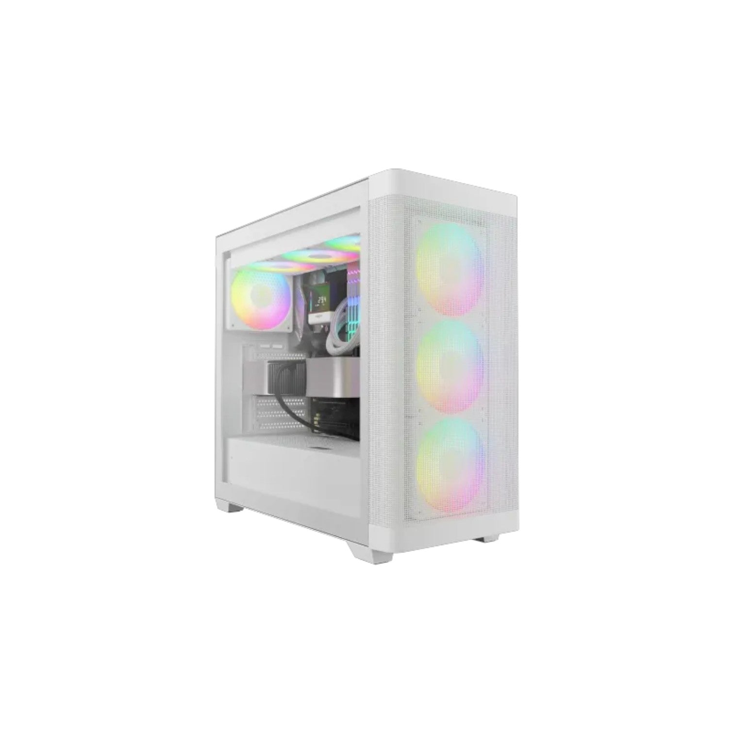 Gamdias ATHENA M3 WHITE ARGB E-ATX Mid-Tower Gaming Casing (PCCG9420)