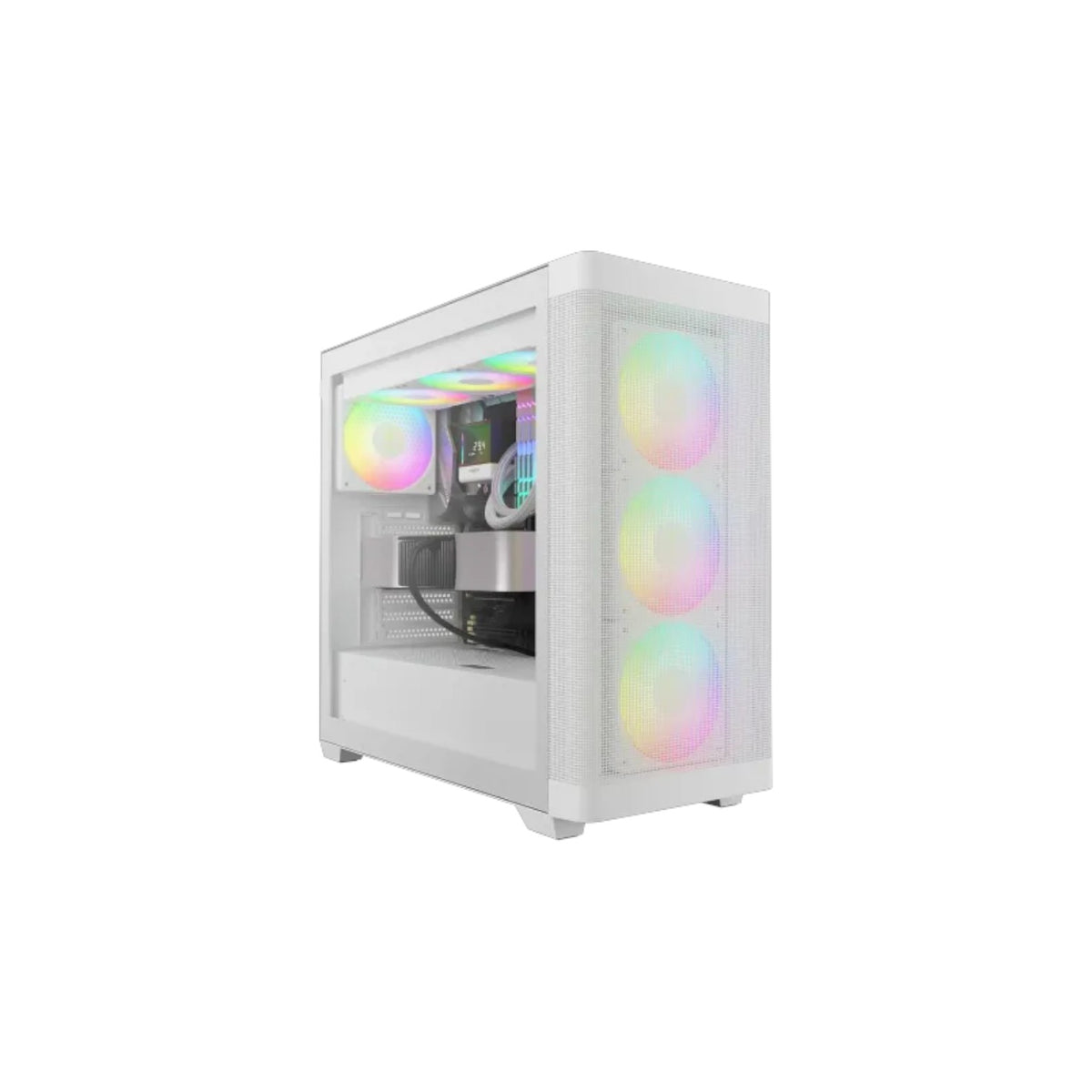 Gamdias ATHENA M3 WHITE ARGB E-ATX Mid-Tower Gaming Casing (PCCG9420)