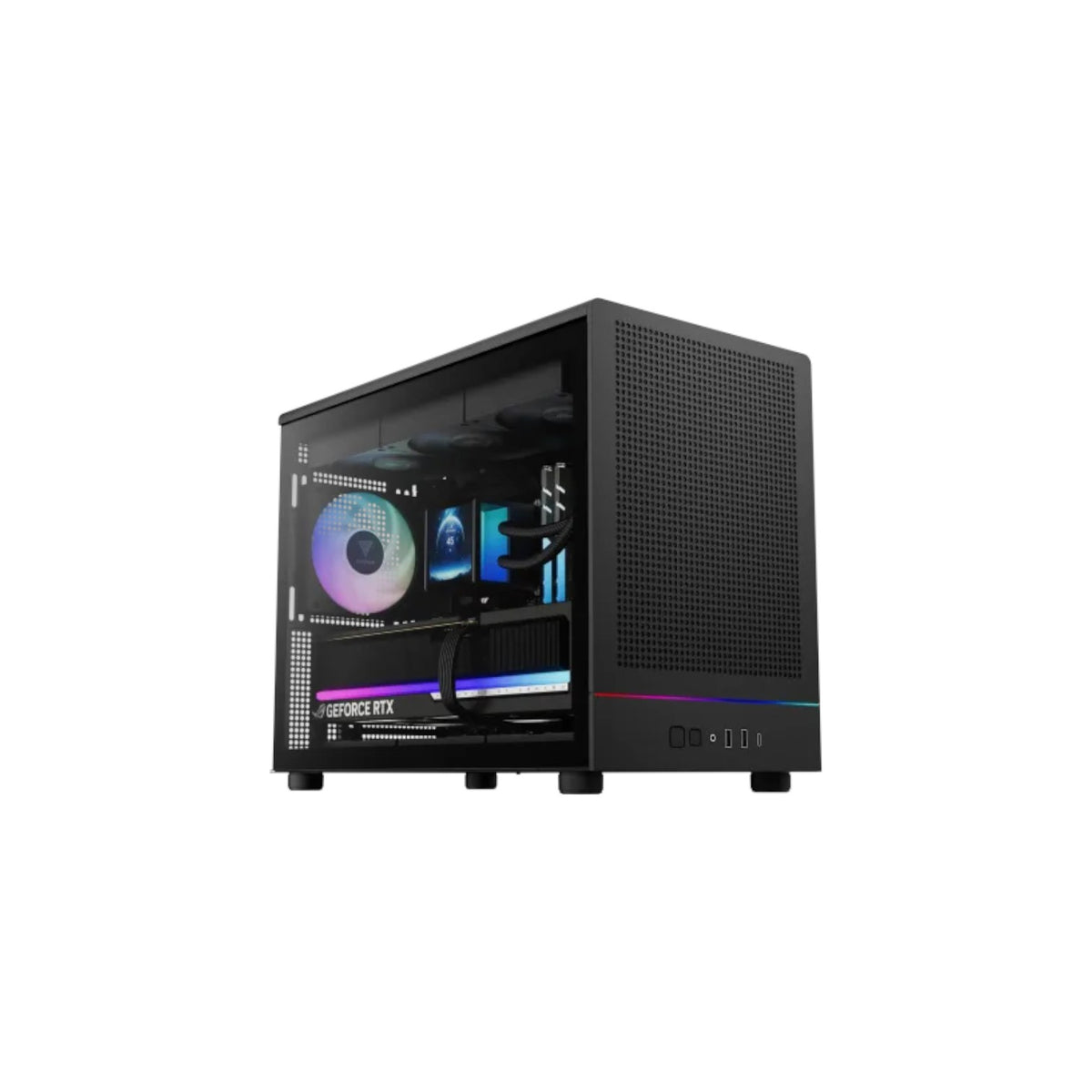 GAMDIAS ATHENA M4M BTF Mesh Mid Tower M-ATX Case (PCCG9419)