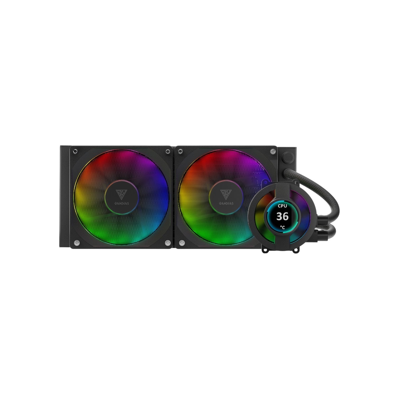 Gamdias CHIONE P3-240U ARGB 240mm AIO Liquid CPU Cooler (CPUG17808)