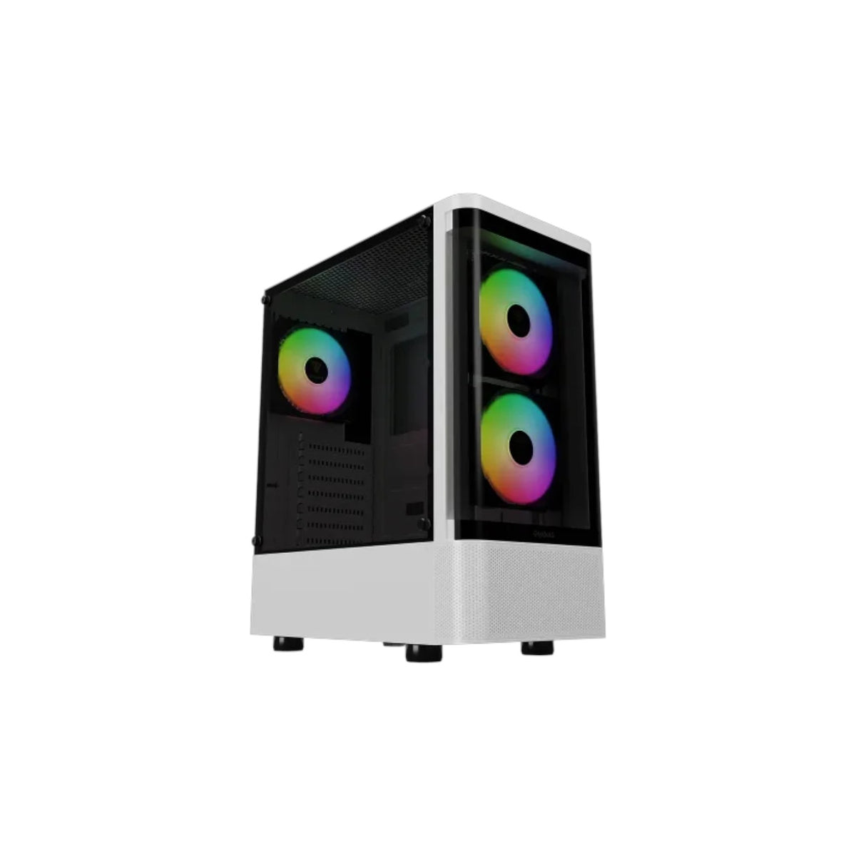 Gamdias TALOS E3 CG WHITE ARGB ATX Mid-Tower Gaming Casing (PCCG9411)