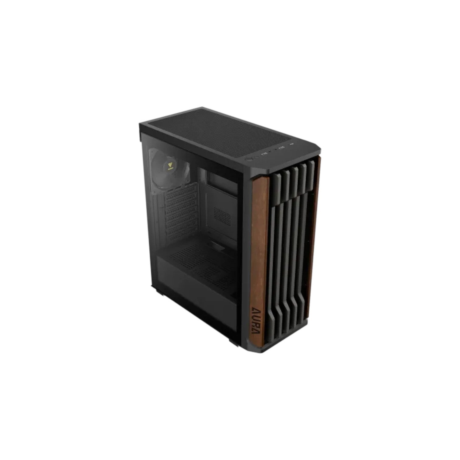 Gamdias AURA GC11 WOOD Mid-Tower ATX Gaming Casing (PCCG9408)