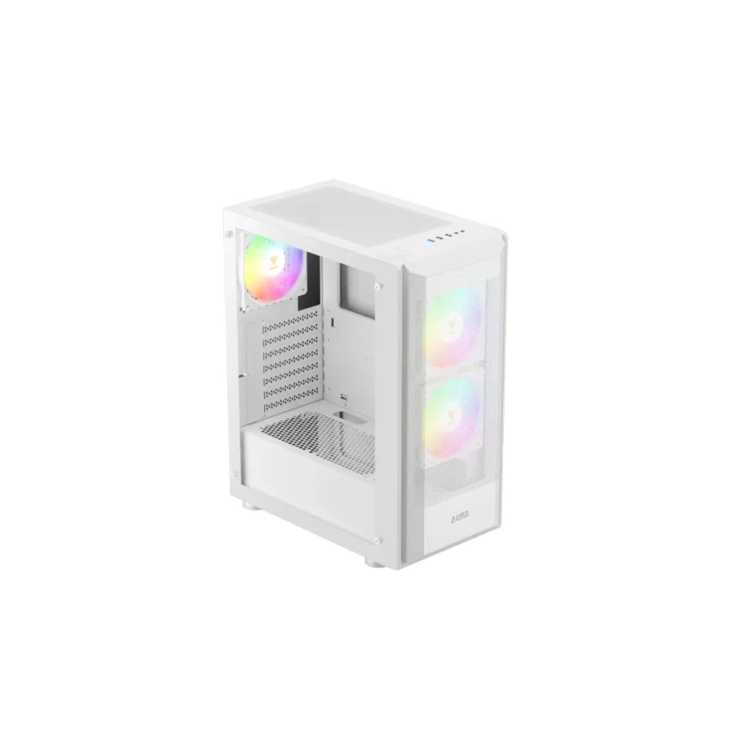 Gamdias AURA GC6 WH ARGB ATX Mid-Tower Gaming Casing (PCCG9407)