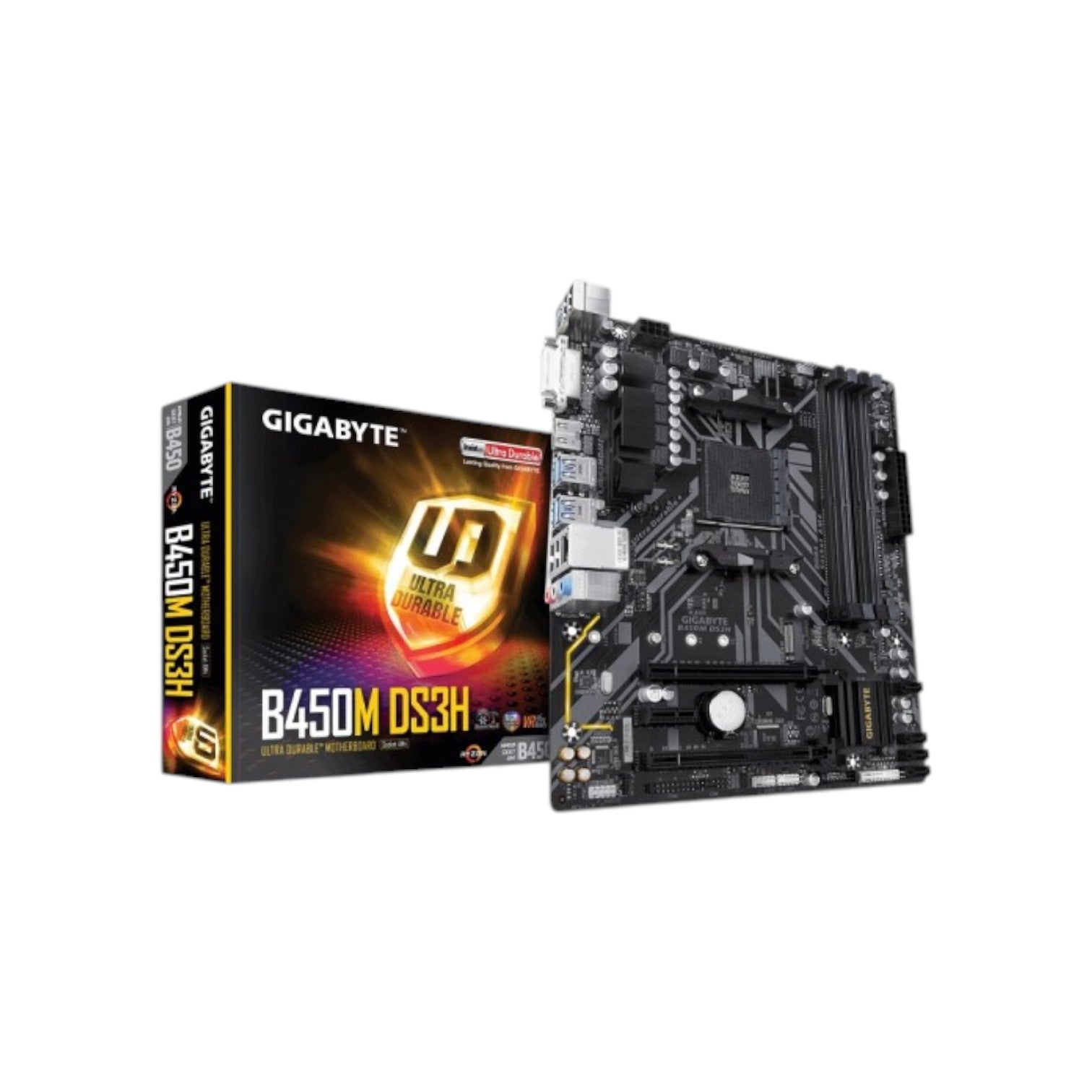 Gigabyte B450M DS3H AM4 AMD Micro ATX Motherboard (MGBAMD5631)