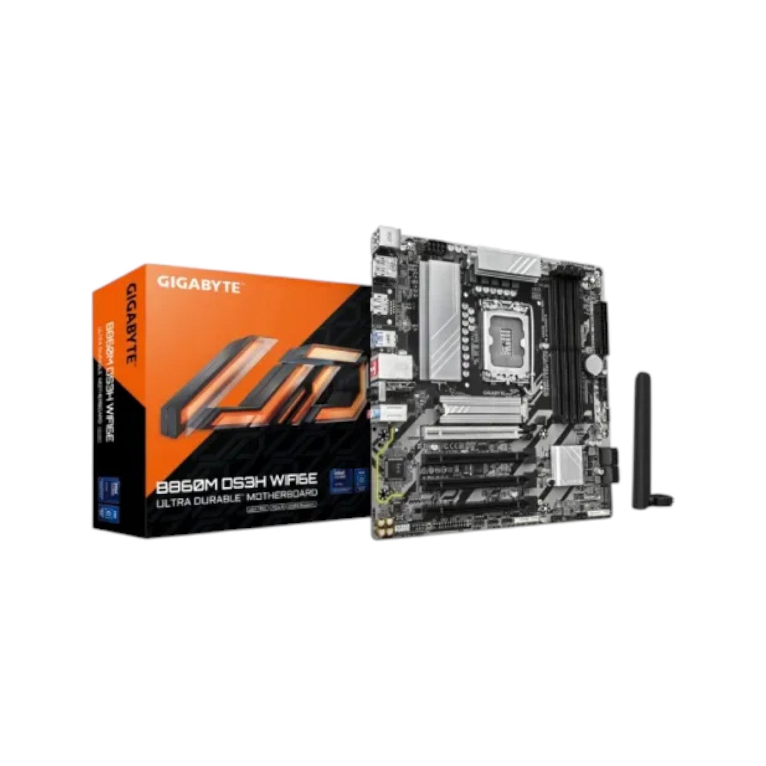 Gigabyte B860M DS3H WIFI6E LGA1851 Micro ATX Motherboard (MGBI5420)