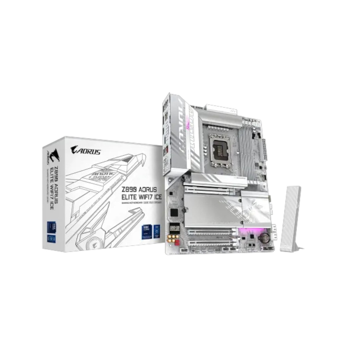 Gigabyte Z890 AORUS ELITE WIFI7 ICE LGA 1851 ATX Motherboard (MGBI5404)