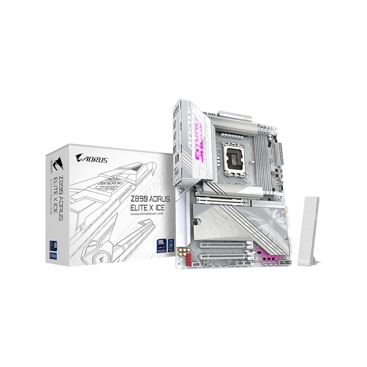 Gigabyte Z890 AORUS ELITE X ICE WIFI7 LGA 1851 ATX Motherboard (MGBI5403)