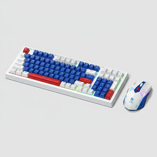 T-Wolf TF610 RGB Gaming Keyboard Mouse Combo