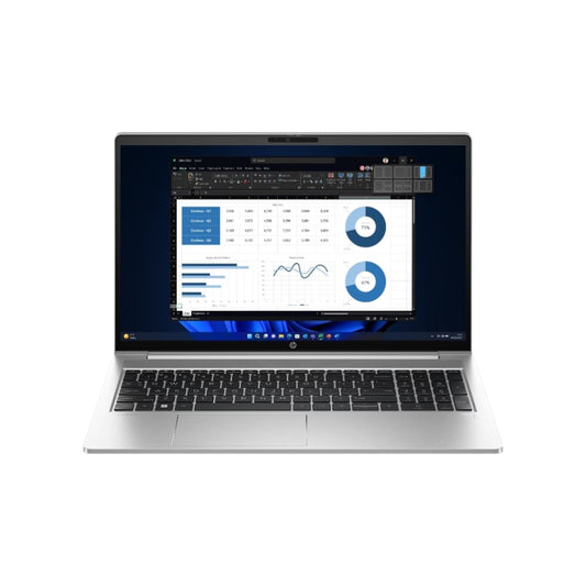 HP Probook Core i7 1355U 16GB RAM 512GB SSD 15.6 Inch FHD Backlit Fingerprint LAN Pike Silver Laptop Model 450 G10 (71H61AV,7L702ET)