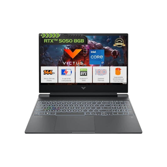 HP Victus 15 Intel Core i7 13620H 16GB RAM 512GB SSD RTX 5050 8GB Graphics 15.6 Inch FHD Mica Silver Gaming Laptop Model FA2391TX CF5C5PA (LHP1616)