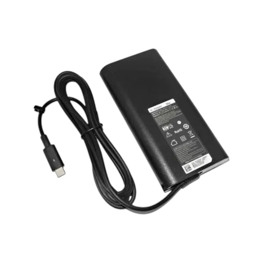 HP 90W laptop power adapter charger featuring a Type-C connector, 20V 4.5A output, and attached black USB cable.