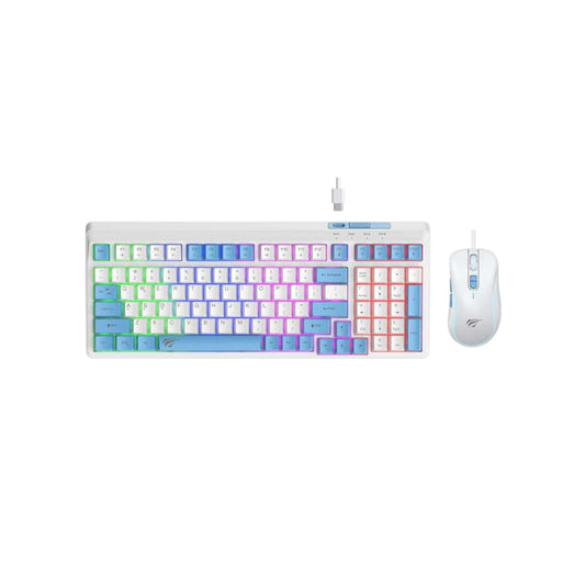 Havit KB891CM Rainbow Backlit Keyboard Mouse Combo