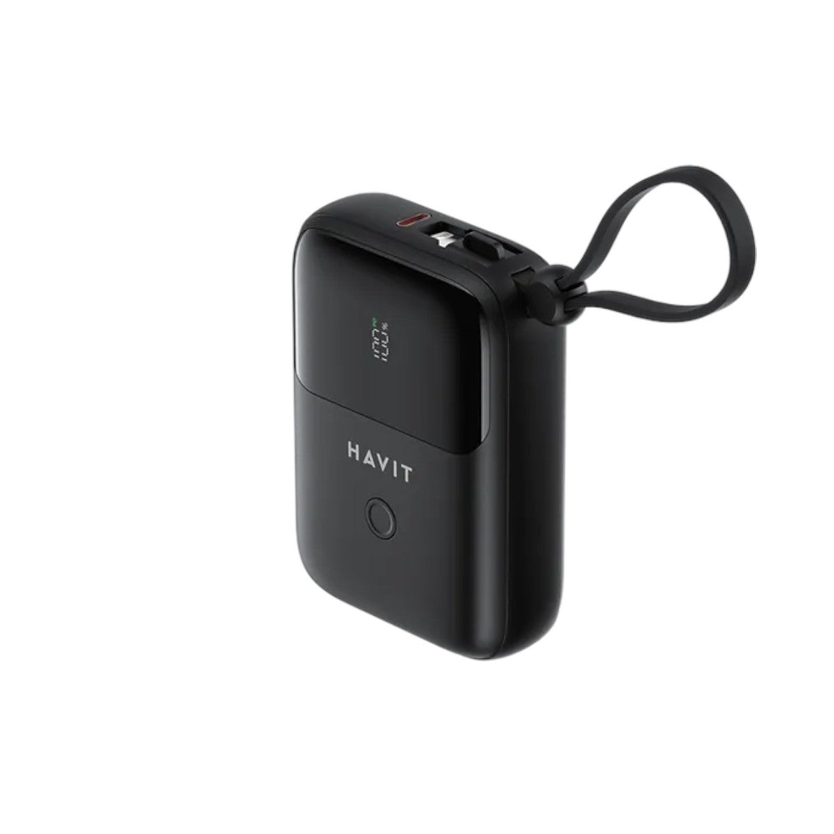 Havit PB5215 10000mah Digital Display Power Bank with USB-C & Lightning Cable (PBH7605)