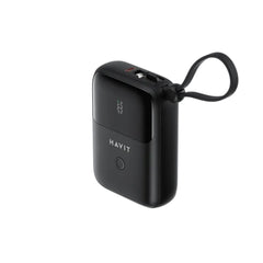 Havit PB5215 10000mah Digital Display Power Bank with USB-C & Lightning Cable