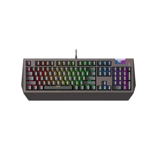 Havit KB872L RGB Backlit Multi-Function Blue Switch Mechanical Gaming Keyboard