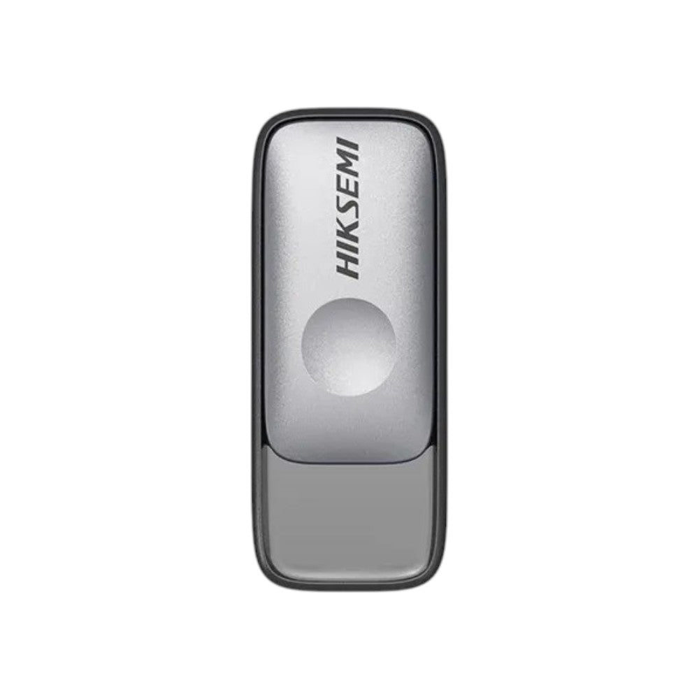 Hiksemi Pully HS-USB-M210S 128GB USB 3.2 high-speed pen drive flash drive featuring a clear casing with a white floral design.
