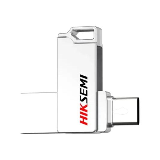 Hiksemi Sync HS-USB-E327C 128GB USB 3.2 high-speed dual-connector pen drive flash drive.