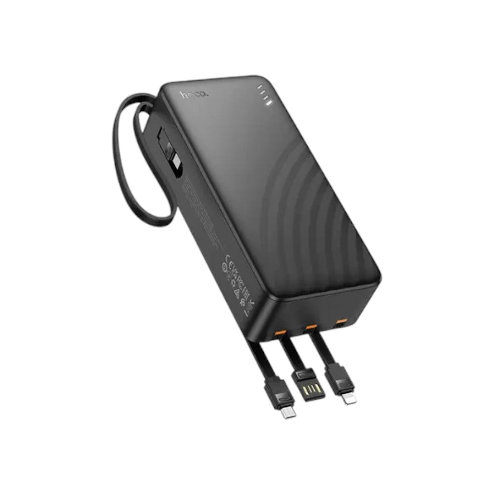 Hoco J146B Night Tide 30000mAh Fast Charging Power Bank With 4 Cables (PBH8402)