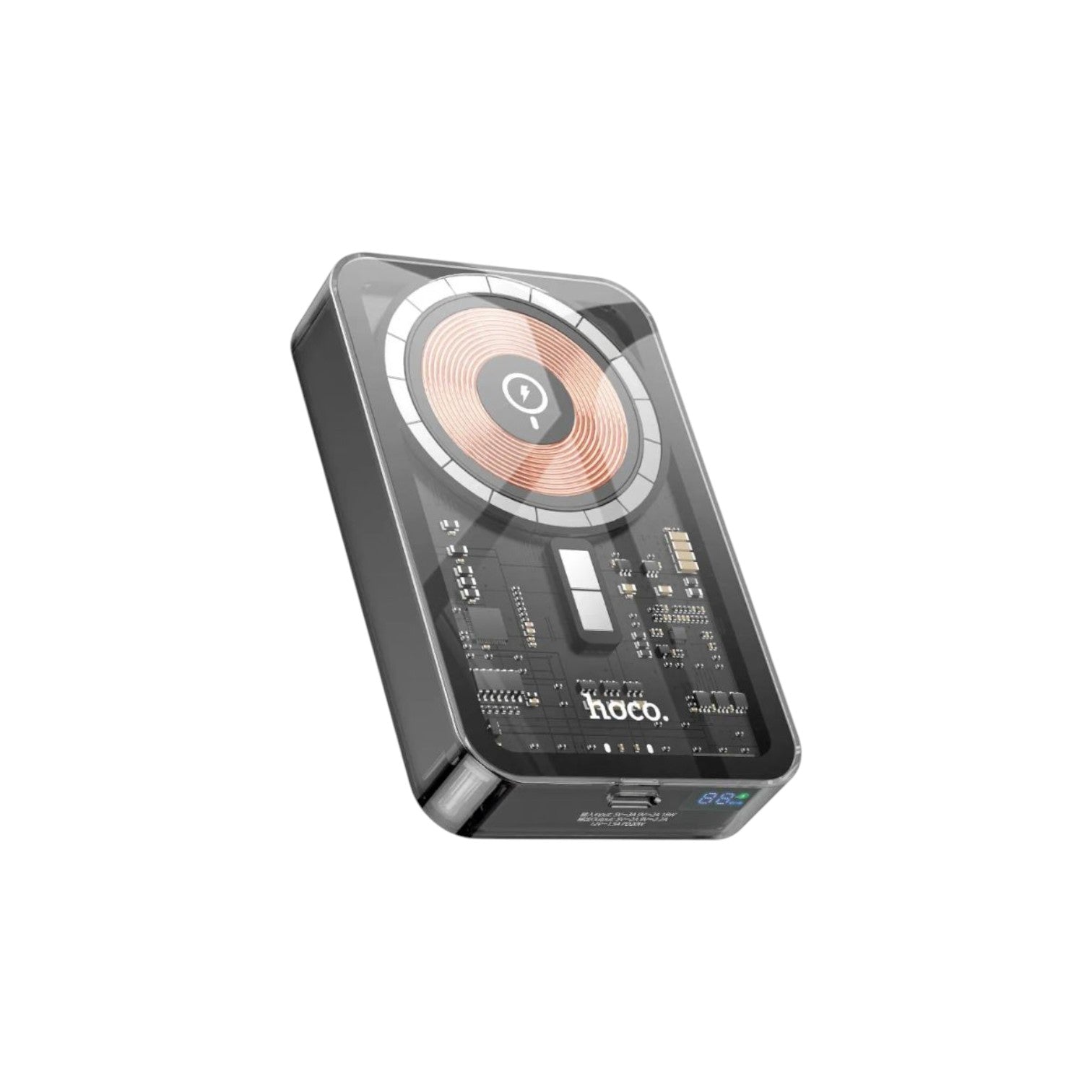 Hoco Q14A PD20W + QC3.0 10000 mAh Transferent Wireless Power Bank (PBH8414)