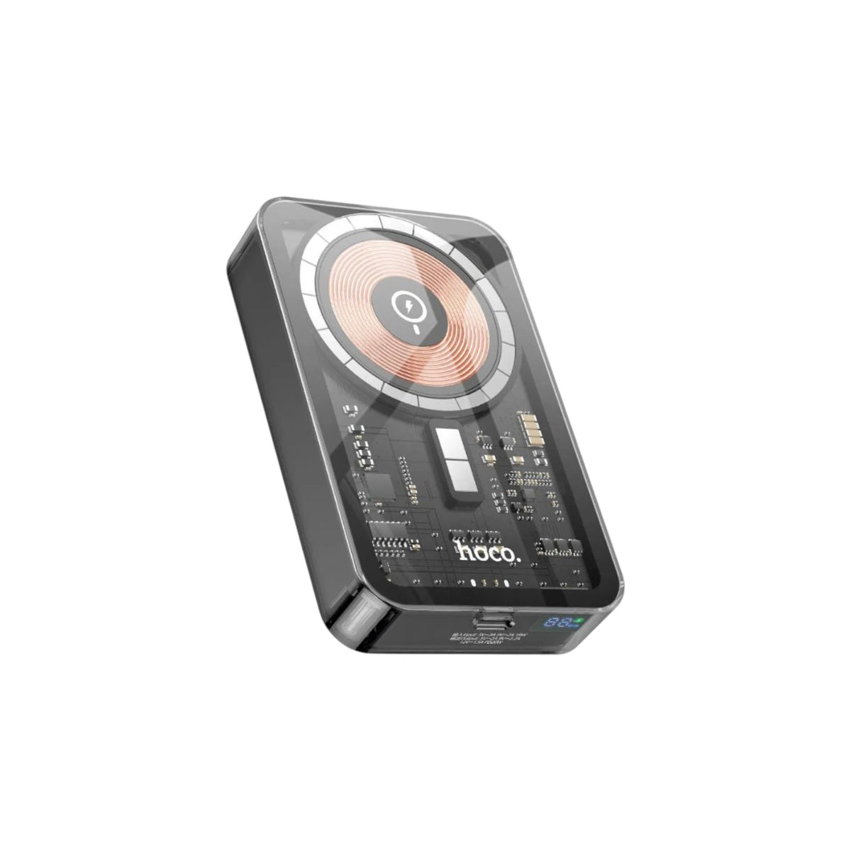 Hoco Q14A PD20W + QC3.0 10000 mAh Transferent Wireless Power Bank (PBH8414)
