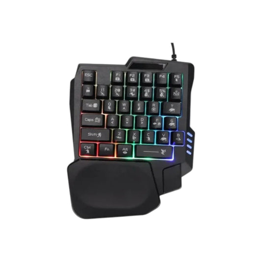 Jedel K601 Single Hand RGB Gaming Keyboard