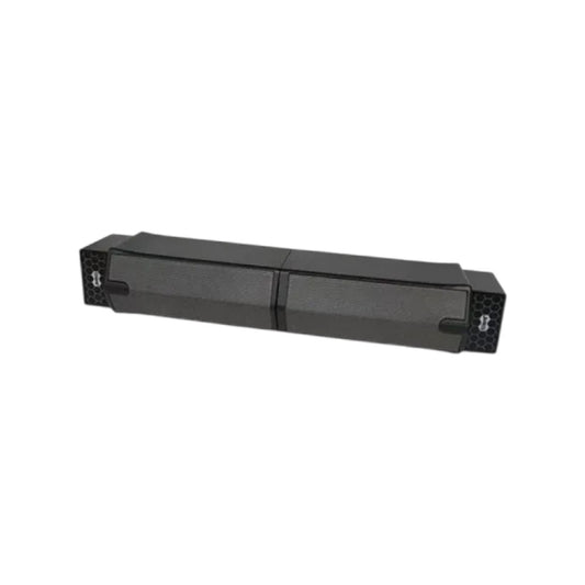 Jedel S-562 2-in-1 wired multimedia soundbar in black featuring vibrant RGB lighting.