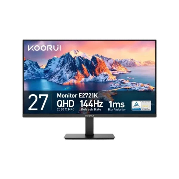 KOORUI E2721k 27" 144Hz 2K QHD IPS Gaming Monitor