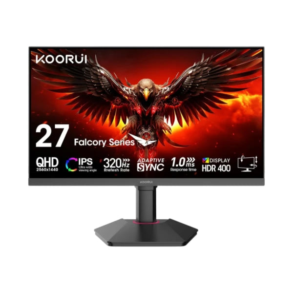 KOORUI G2721E 27" 320Hz 2K QHD IPS Gaming Monitor