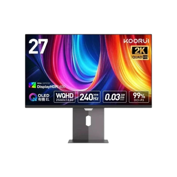 KOORUI S2721XO 27" 2K QHD 240Hz QD-OLED Gaming Monitor