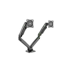 Kaloc DS110-2 17-33 Inch Dual Monitor Arm Gas-Strut Flexi Desk Mount Stand