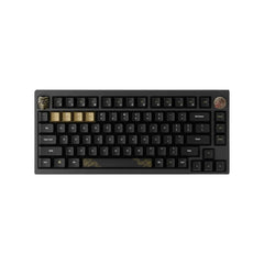 Keychron Black Myth: Wukong edition 75% aluminum tri-mode mechanical keyboard with customized decorative Chinese mythology keycaps.