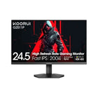 Koorui G2511P 24.5-inch FHD gaming monitor featuring a fast 200Hz refresh rate, IPS panel, and sleek borderless design.
