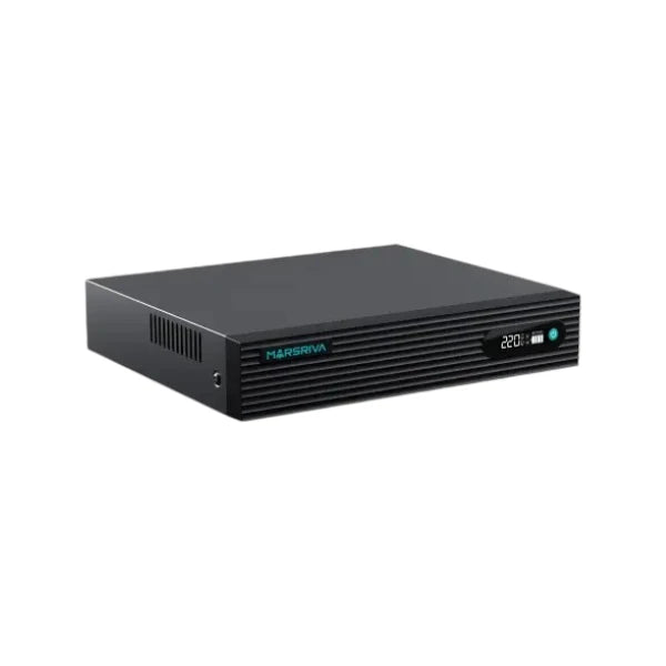MARSRIVA KP7 24000mAh Smart Mini DC UPS in Black for WiFi routers and network equipment.