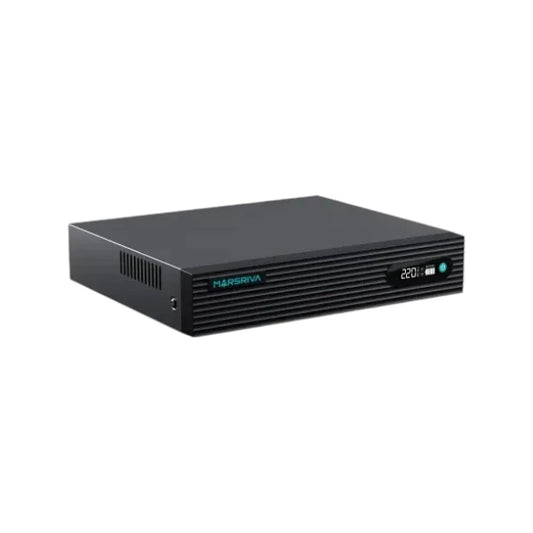 MARSRIVA KP7 24000mAh Smart Mini DC UPS in Black for WiFi routers and network equipment.