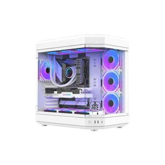 Monarch Infinity X10 ARGB ATX Gaming Case White (PCCM9804)