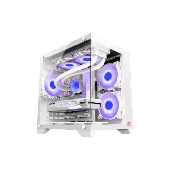 Monarch Mystery Box X5 Desktop Gaming Case White (PCCM9802)