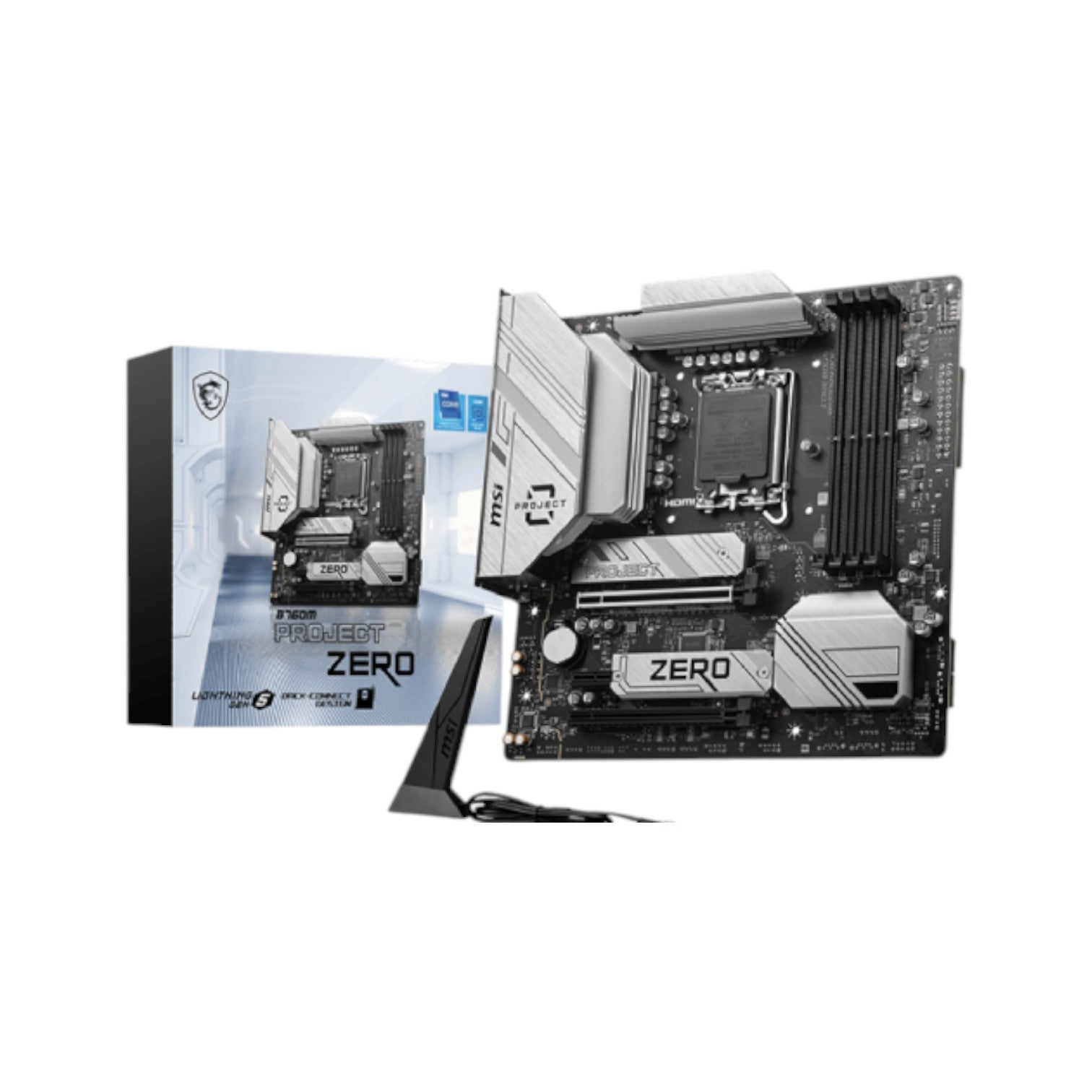 MSI B760M PROJECT ZERO m-ATX Motherboard (MMSII5025)
