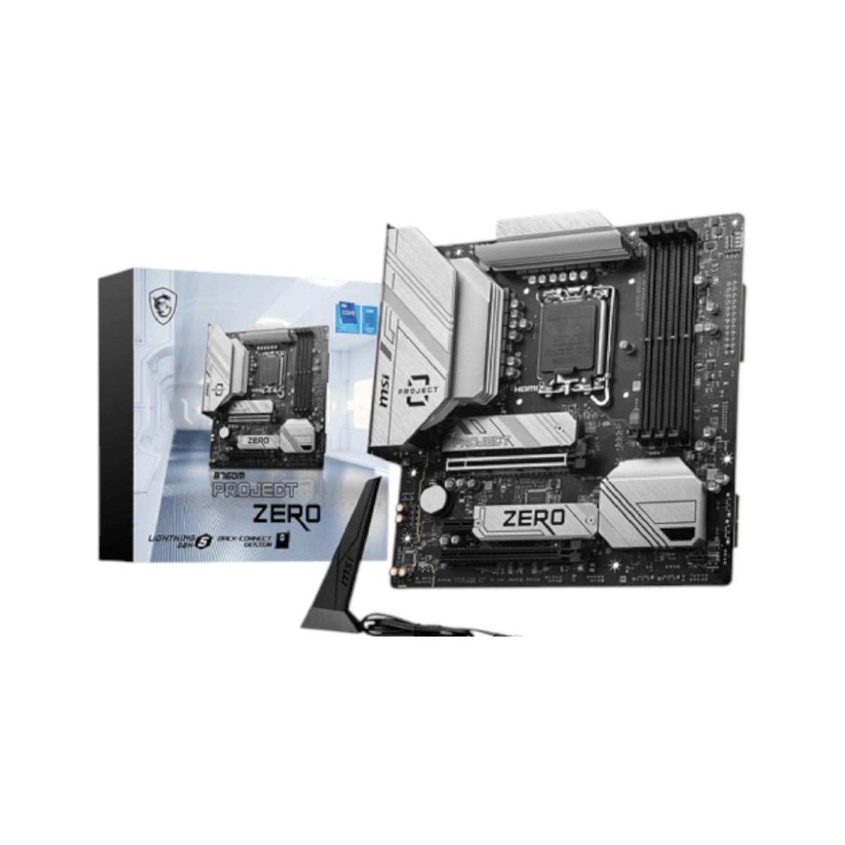 MSI B760M PROJECT ZERO m-ATX Motherboard (MMSII5025)