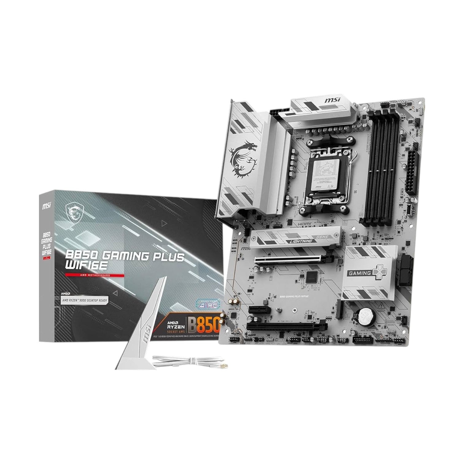 MSI B850 GAMING PLUS WIFI6E AM5 ATX Motherboard (MMSIAMD5217)
