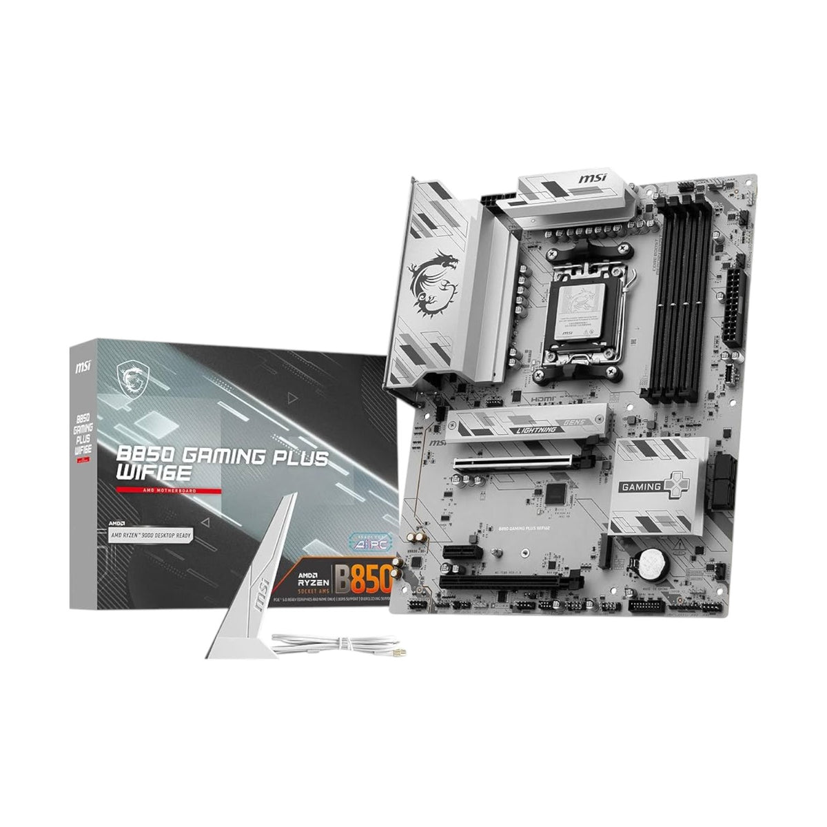 MSI B850 GAMING PLUS WIFI6E AM5 ATX Motherboard (MMSIAMD5217)