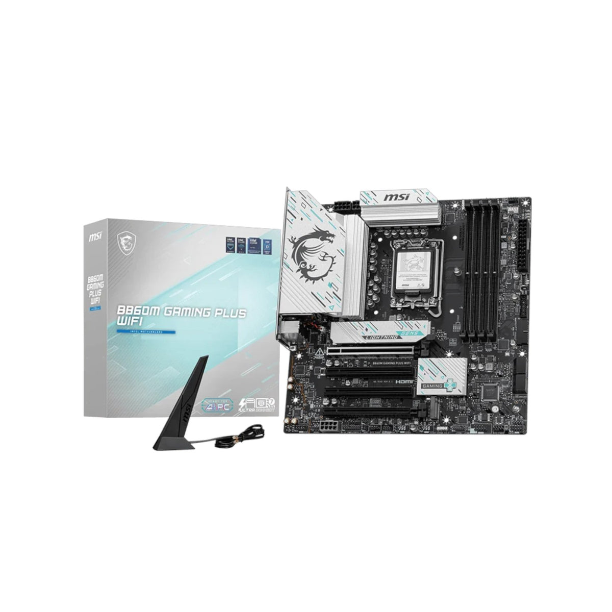 MSI B860M GAMING PLUS WIFI LGA 1851 Micro ATX Motherboard (MMSII5021)