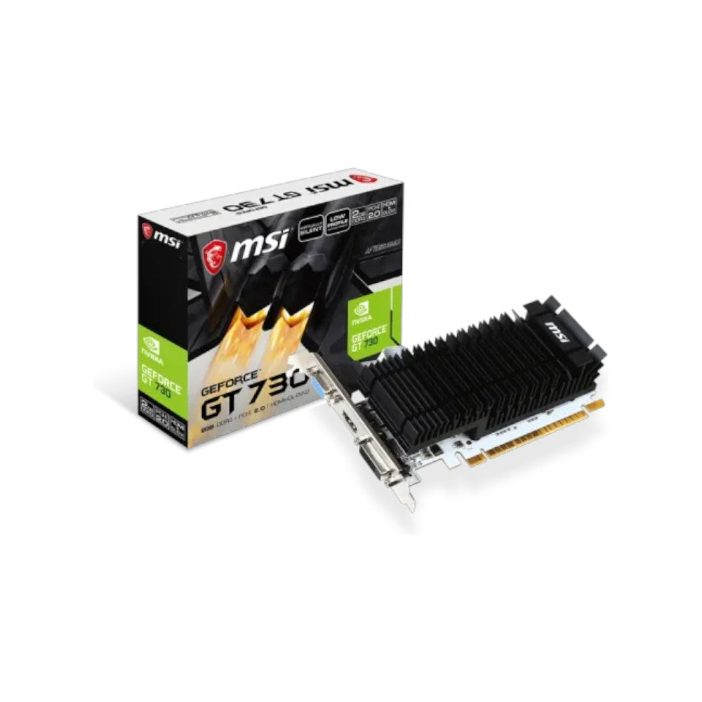 MSI GeForce GT 730 2GB DDR3 Graphics Card (GCMSI90719)