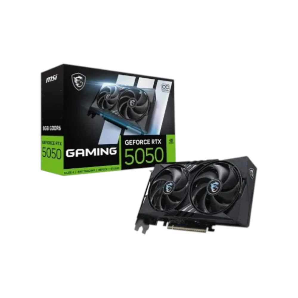 MSI GeForce RTX 5050 8G Gaming OC 8GB GDDR6 Graphics Card