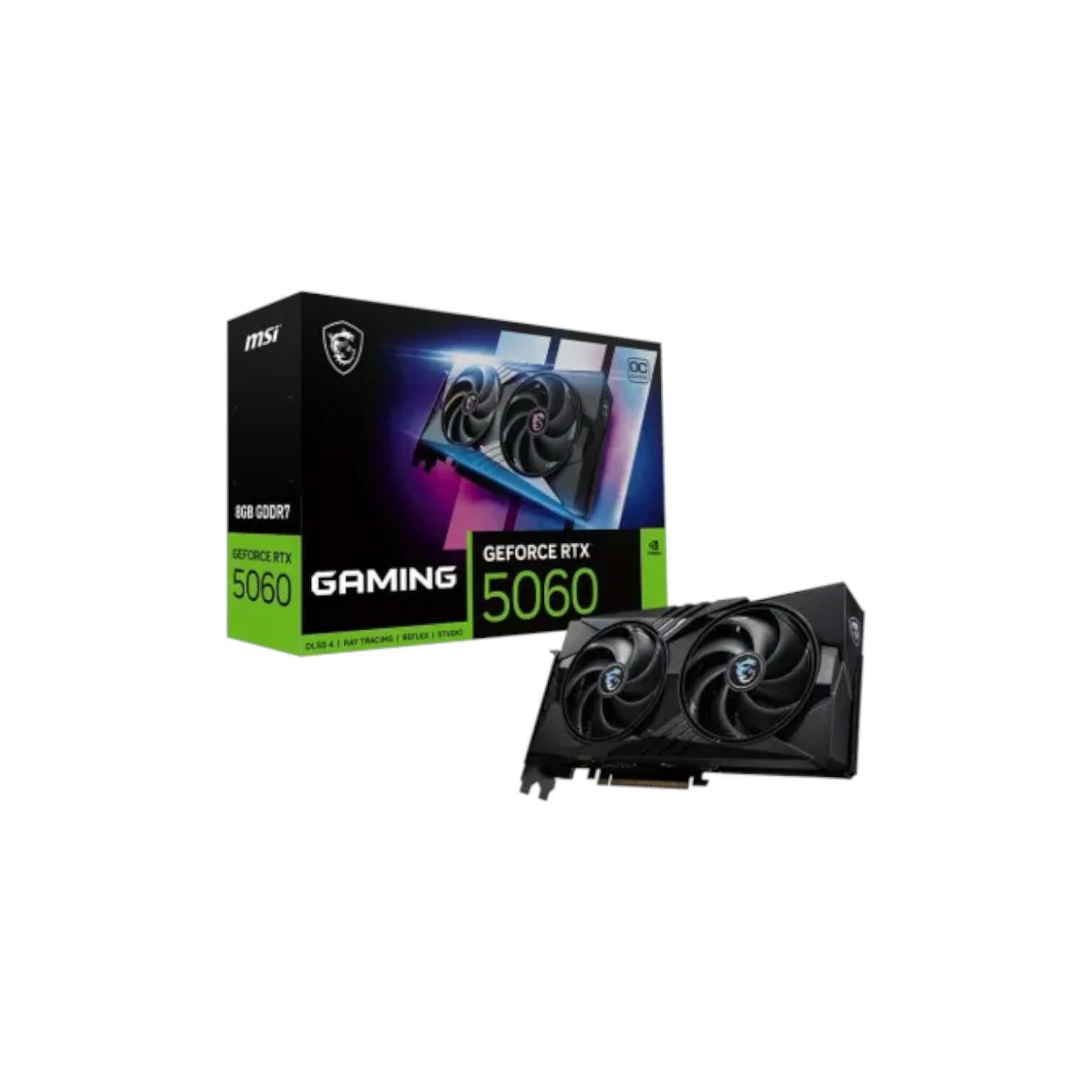 MSI GeForce RTX 5060 8G GAMING OC 8GB GDDR7 Graphics Card (GCMSI90724)
