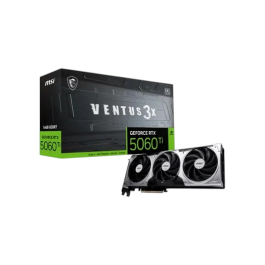 MSI GeForce RTX 5060 Ti 16G VENTUS 3X OC 16GB GDDR7 Graphics Card