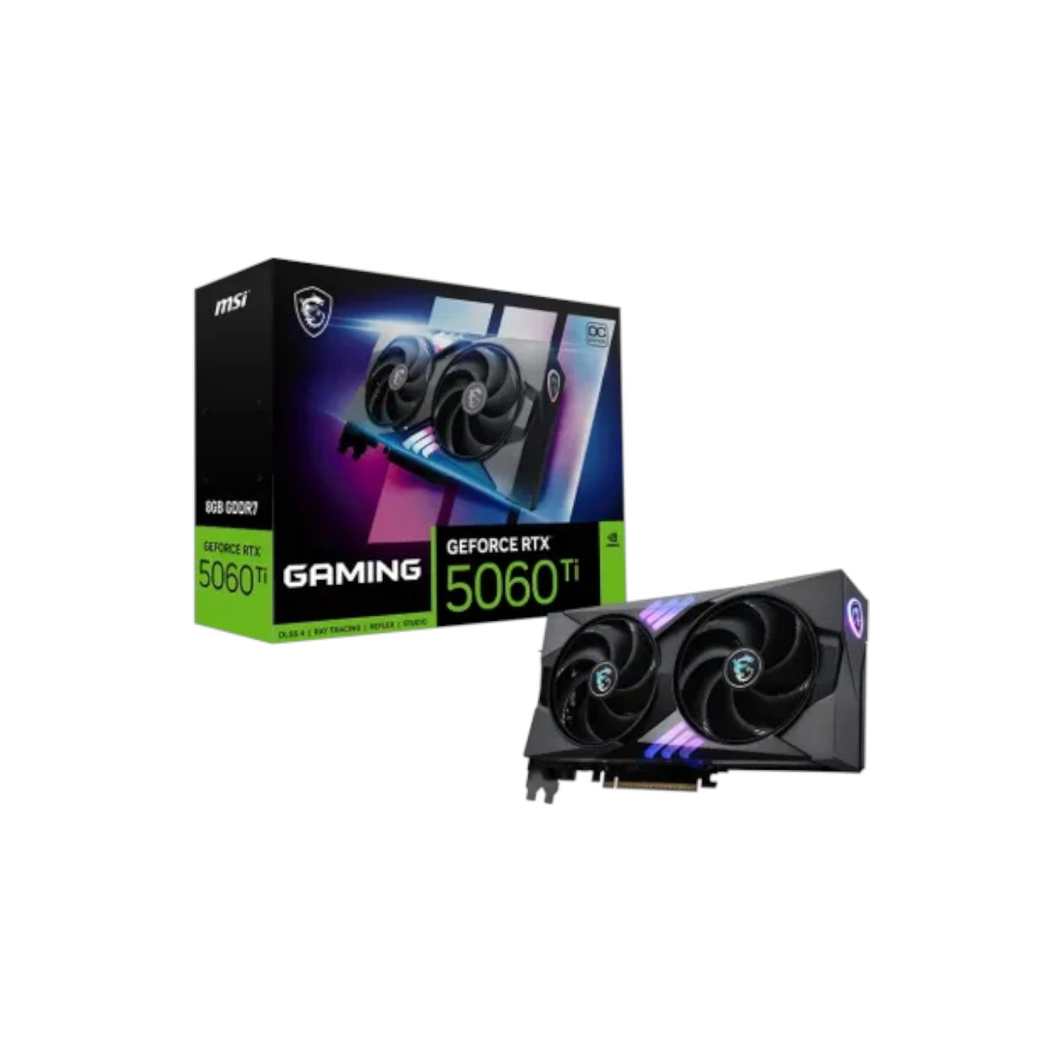MSI GeForce RTX 5060 Ti 8G GAMING OC 8GB GDDR7 Graphics Card (GCMSI90721)