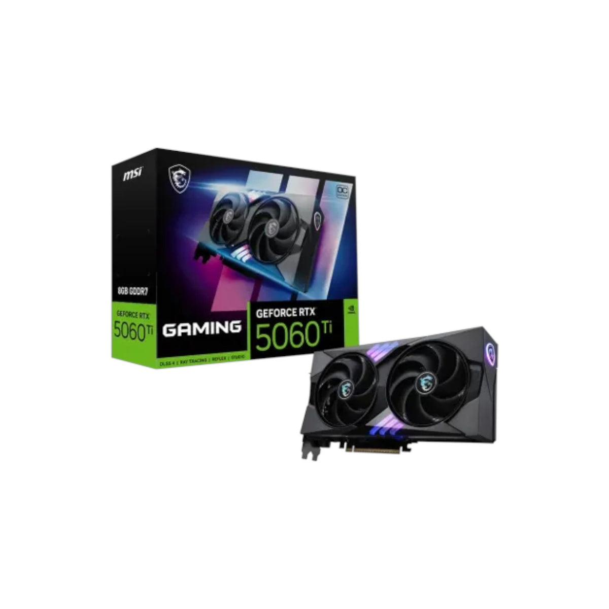 MSI GeForce RTX 5060 Ti 8G GAMING OC 8GB GDDR7 Graphics Card (GCMSI90721)