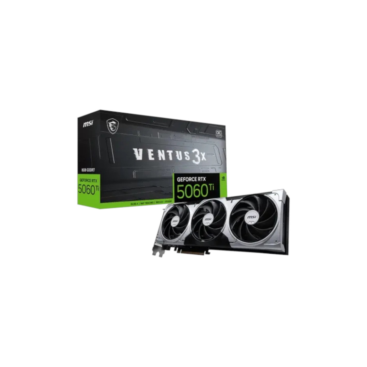 MSI GeForce RTX 5060 Ti 8G VENTUS 3X OC 8GB GDDR7 Graphics Card (GCMSI90723)
