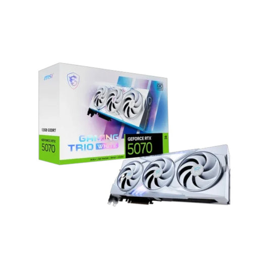 MSI GeForce RTX 5070 12G GAMING TRIO OC WHITE GDDR7 Graphics Card